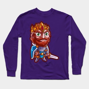 King Arthur Need cartoon mascot like this Long Sleeve T-Shirt